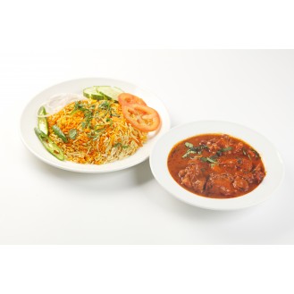 Chilli chicken briyani