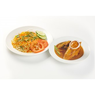 Curry chicken briyani