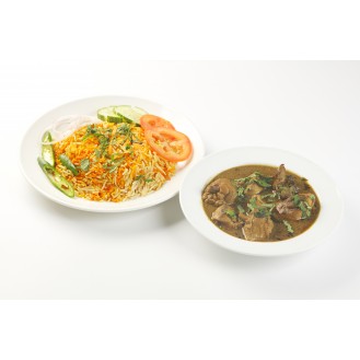 Pepper chicken briyani