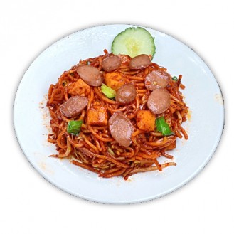Mee goreng sausage